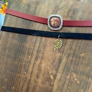 Handmade chokers.